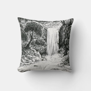 Coussin Octobre 2018 Jour 21 - Cascade dans les bois