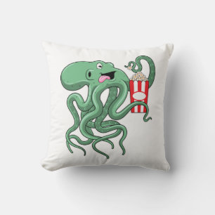 Coussin Octopus avec Popcorn