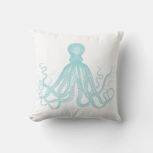 Coussin Octopus de la mer Vintage marine marine