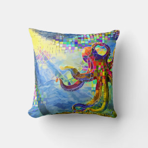 Coussin Octopus radieux