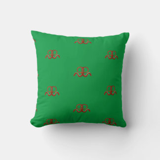 Coussin Octopus rouge