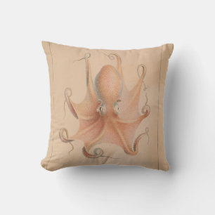 Coussin Octopus vintage 1851 Eledon Aldrovandi