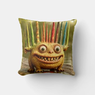 Coussin Odd Friends - Poster Monster de Spikes Arc-en-ciel