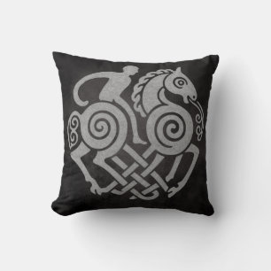 Coussin Odin Riding Sleipnir - Norse Mythologie Viking Art