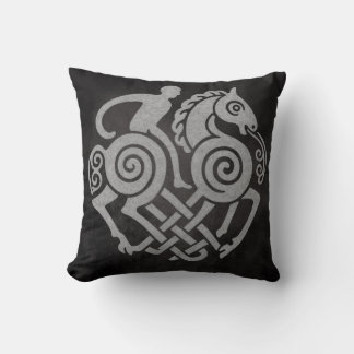Coussin Odin Riding Sleipnir - Norse Mythologie Viking Art