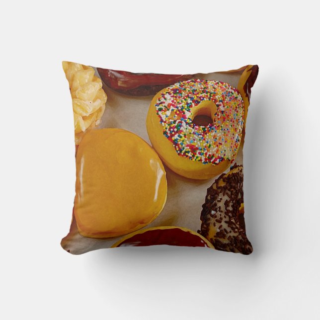 Coussin Odonuts assortés (Recto)