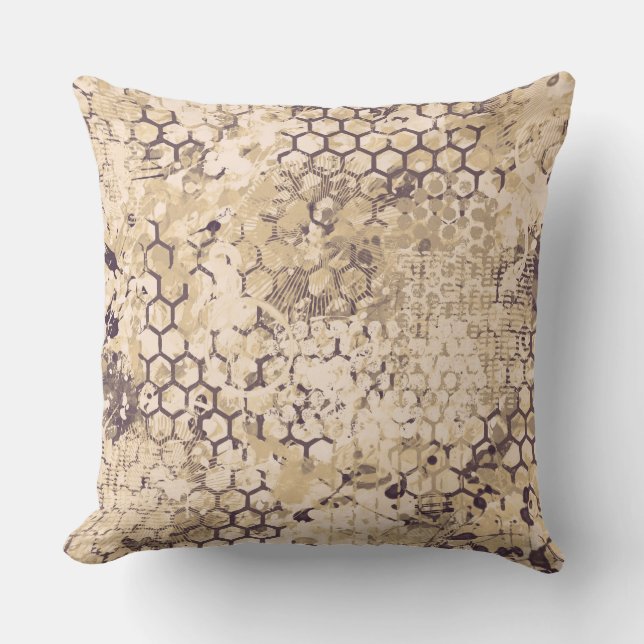Coussin Odysée de sable (Recto)