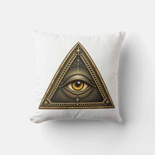 Coussin Œil de la Triade d'Obsidienne (Recto)