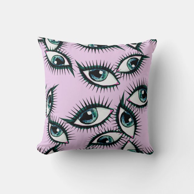 Coussin Oeil de montagne conception Abstraite (Recto)
