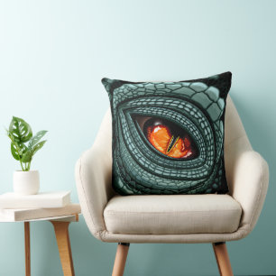 Coussin Œil de prédateur reptile primitif