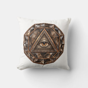 Coussin Œil de Quartz Fumé