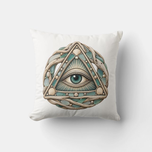Coussin Œil de verre de mer (Recto)