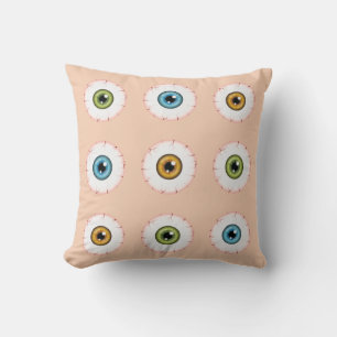 Coussin Oeil d'Halloween yeux sanglants yeux colorés