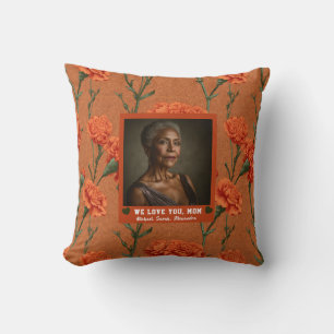 Coussin Œillet Belle-Mère Maman Diy Décor Élégant