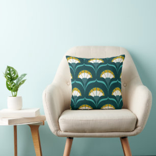 Coussin Oeillets Art déco