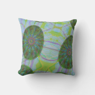 Coussin Oeuf coloré Motif Abstrait Élégant Forêt verte