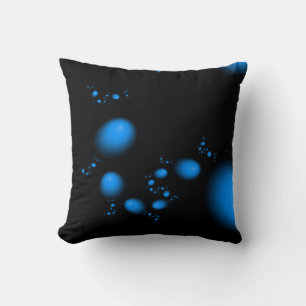 Coussin Oeufs bleus inhabituels conception fractale