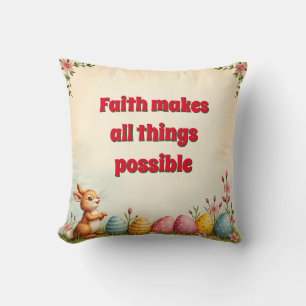 Coussin Oeufs De Pâques Et Petite Collection Populaire De 