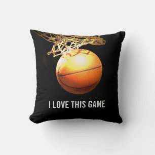Coussin Oeuvre de basket-ball