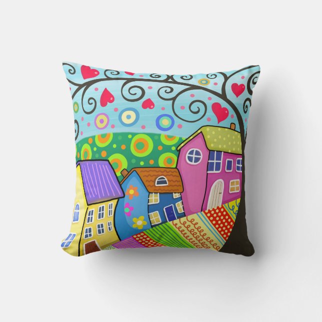 Coussin Oeuvre de la maison (Recto)