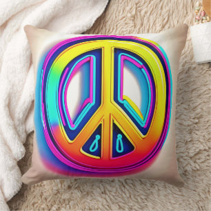 Coussin Oeuvre de paix dynamique