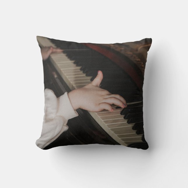 Coussin Oeuvre de piano géniale (Recto)