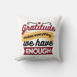 Coussin Œuvres d'art de foi et de gratitude – Chrétien ins