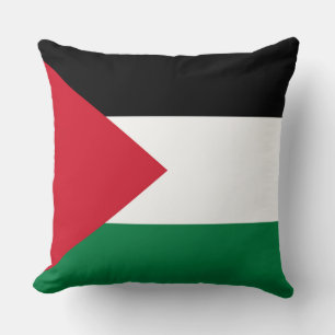 Coussin officiellement le drapeau de l'État de Palestine