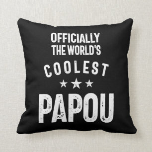 Coussin Officiellement le Papou le plus froid du monde C