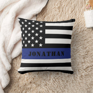 Coussin Officier De Police De Ligne Bleue Mince Départemen