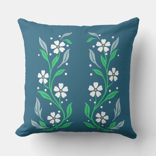 Coussin Ogee Daisy Vine (Recto)