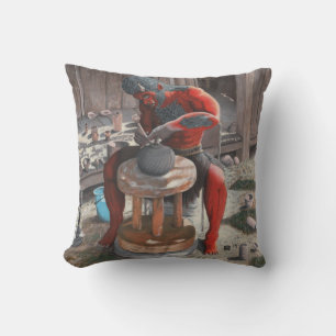 Coussin Ogre Utilisation De Poterie Roue Imaginaire Art Je
