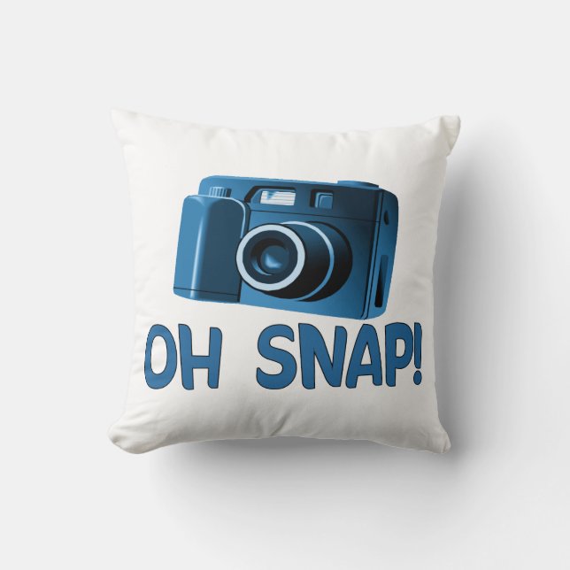 Coussin Oh appareil-photo instantané (Recto)