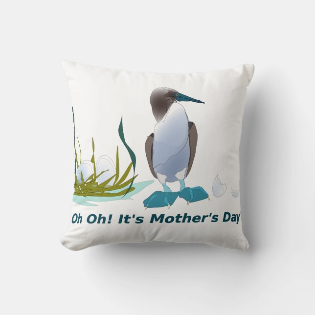 Coussin Oh C'est la Fête des Mères (Recto)