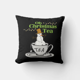 Coussin Oh Christmas Tea - Tea Lover Noël