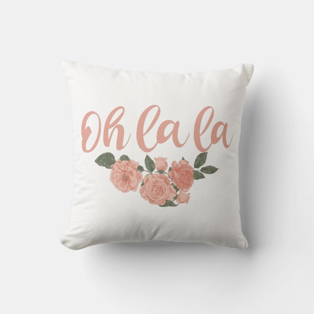 Coussin Oh La La - French Sayes Floral (Recto)