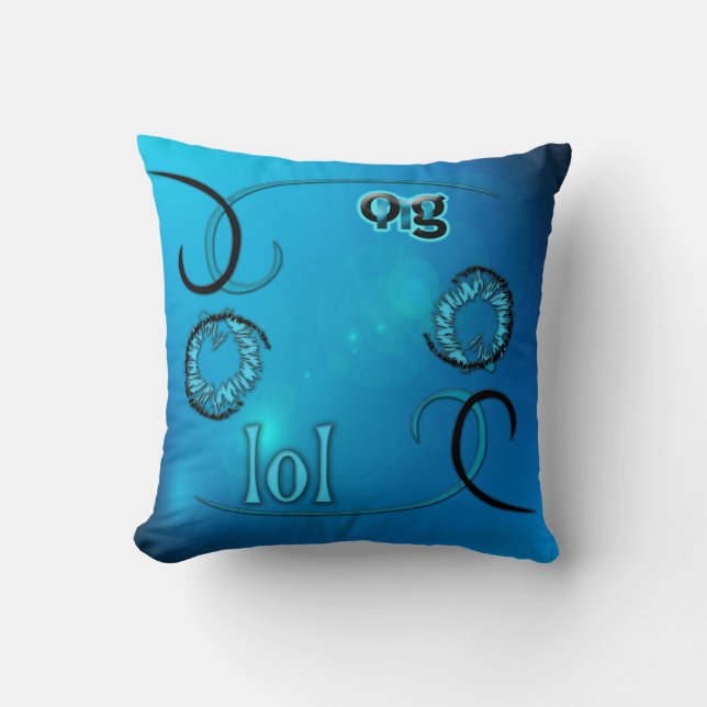 Coussin Oh mon Dieu ! (Recto)
