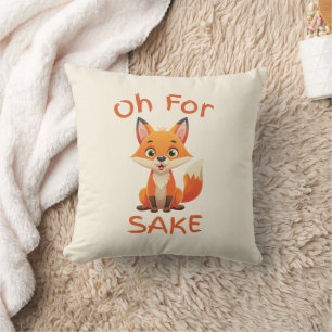 Coussin Oh mon dieu pour un renard