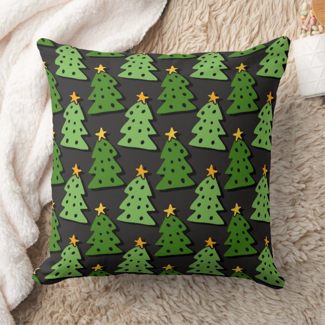 Coussin Oh sapin de Noël 20x20 Jeu d'oreiller (Couverture)