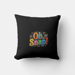 Coussin oh, Snap ! T-shirt drôle de gingerbread pour les f