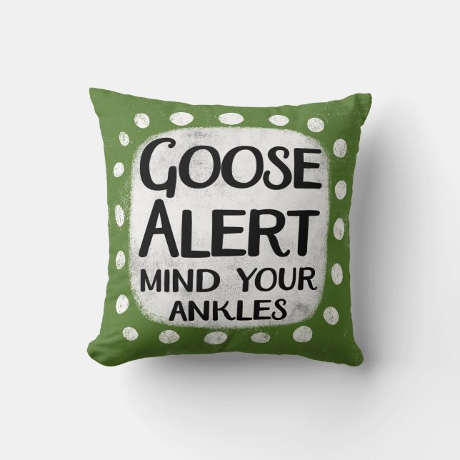 Coussin Oie Alerte Pillow Pillow (Recto)