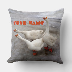 Coussin Oie blanche