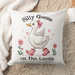 Coussin Oie Idiote