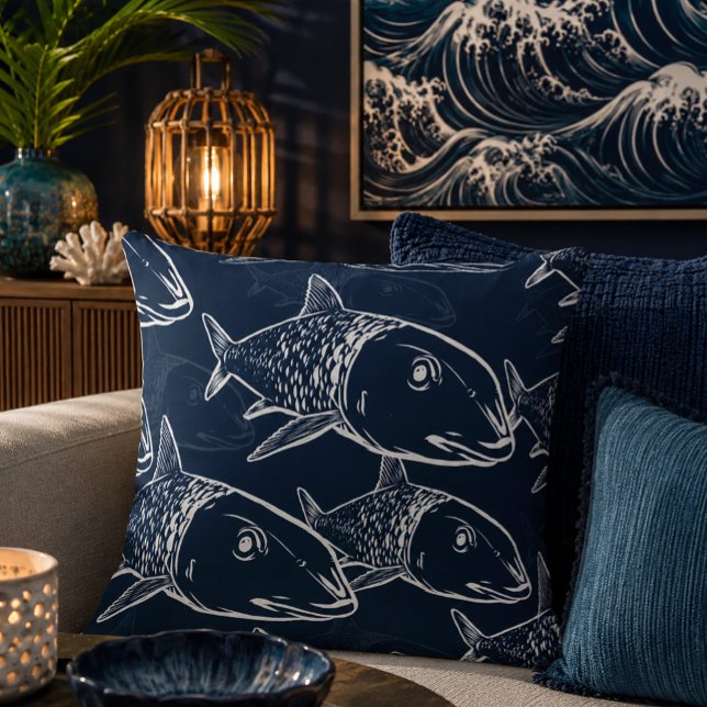 Coussin Oio - motif d'estampille hawaïenne (Créateur téléchargé)
