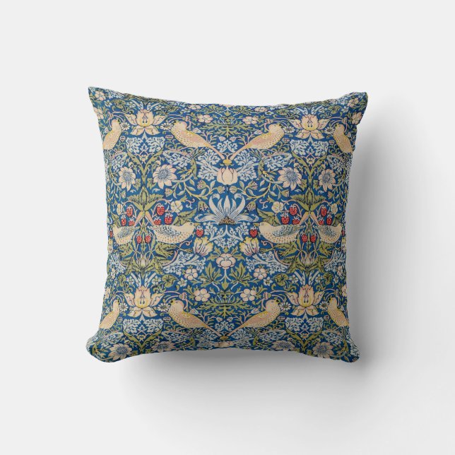 Coussin Oiseau Art Nouveau Design (Recto)