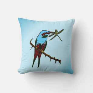Coussin Oiseau bleu