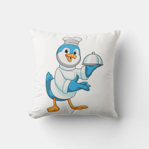 Coussin Oiseau comme cuire avec Platter