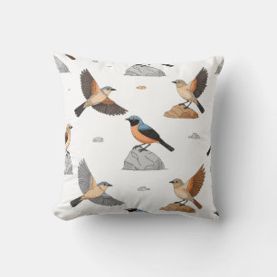 Coussin Oiseau de montagne marocain