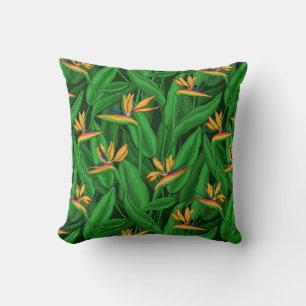 Coussin Oiseau de nuit du jardin du paradis