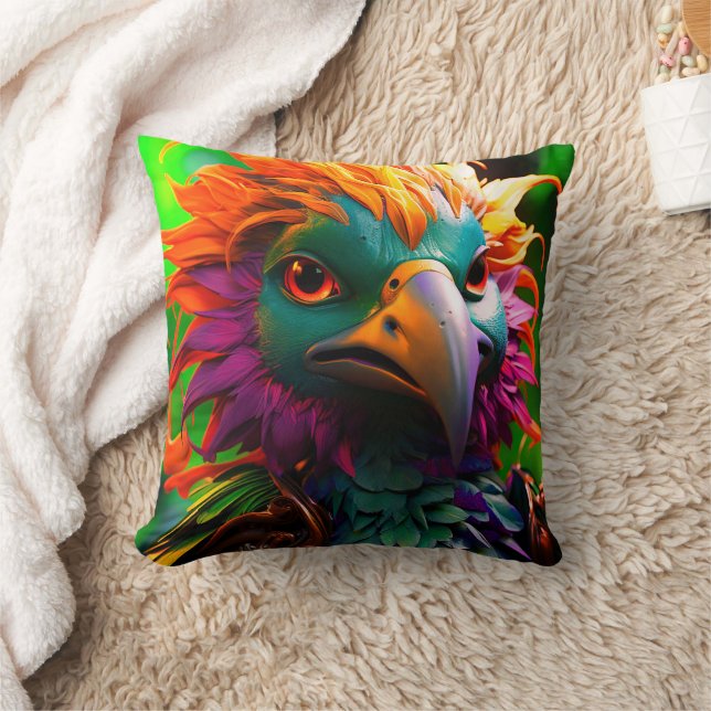 Coussin Oiseau drôle (Couverture)